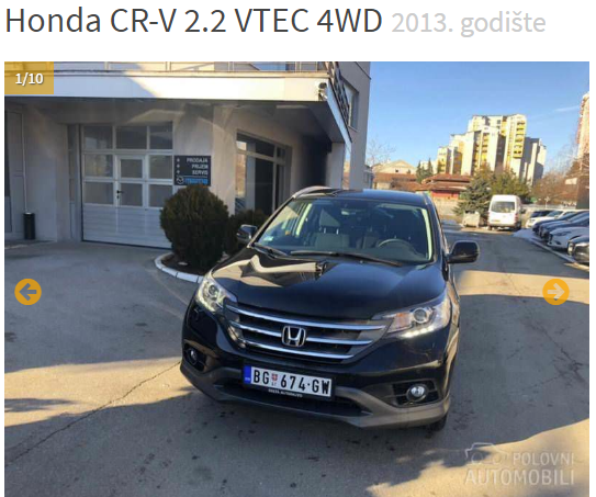 Polovni Honda CR-V 2.2 VTEC 4WD 2013. _ - https___www.polovniautomobili.com_.png